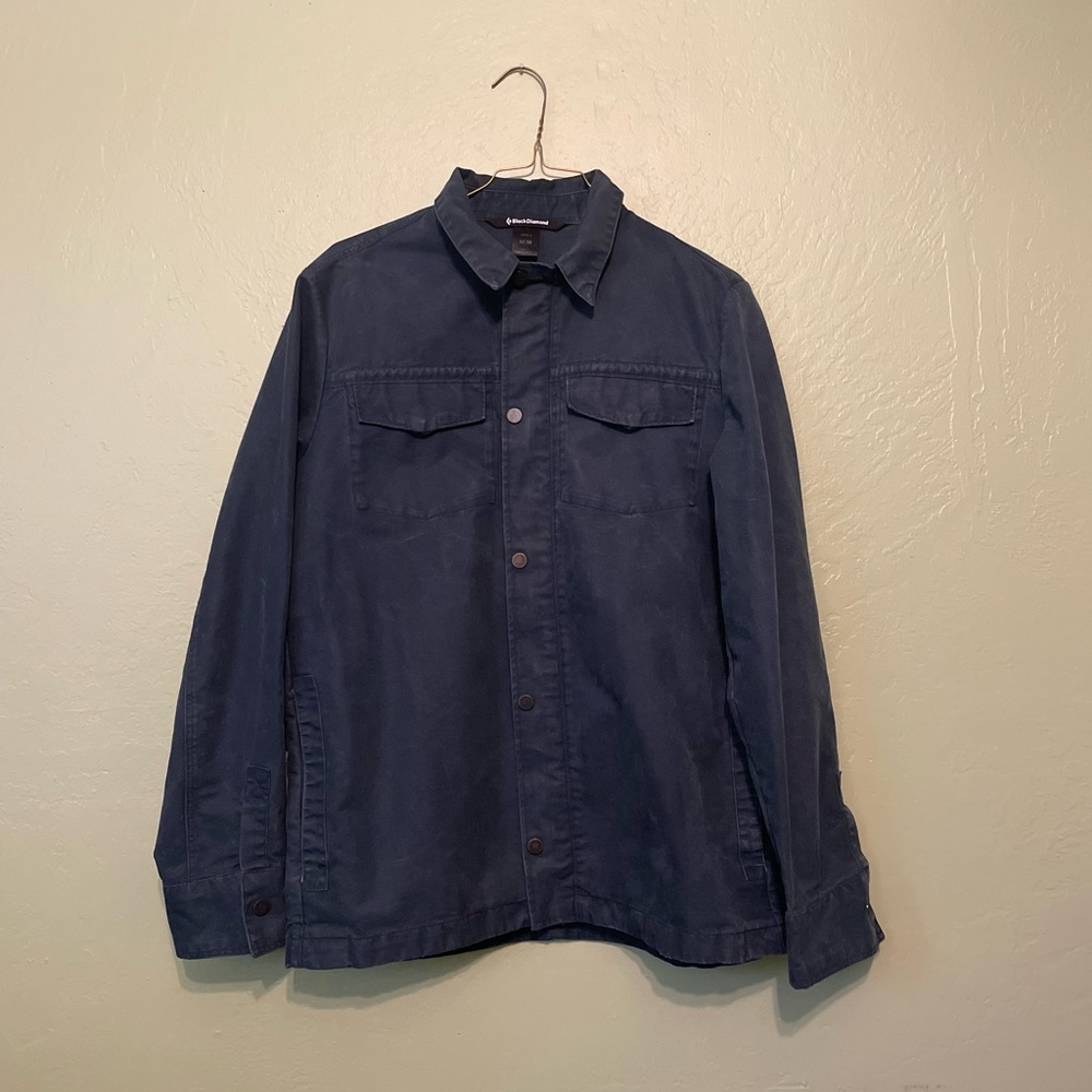 Men's Black Diamond Workwear Canvas Jacket - M